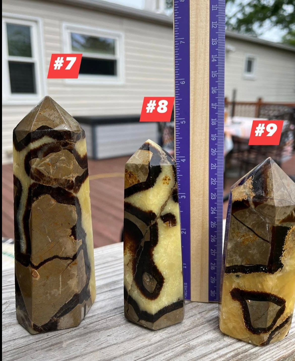 SEPTARIAN, Towers, thick, patters, obelisks, beige and brown!!
