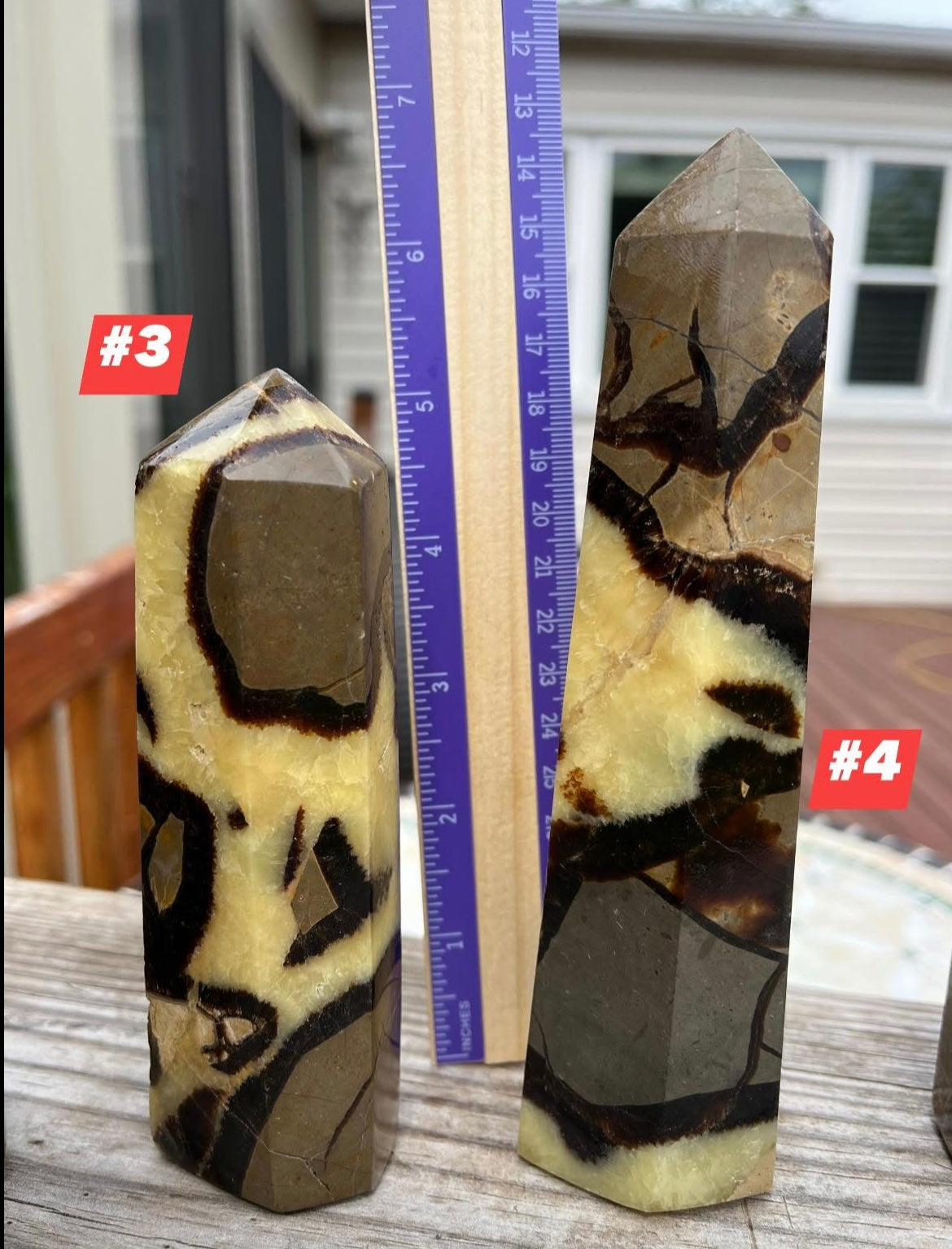 SEPTARIAN, Towers, thick, patters, obelisks, beige and brown!!