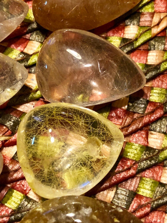 *AAA, Rutilite,Quartz, Cabs, Tear Drops, top quality, assorted shapes!