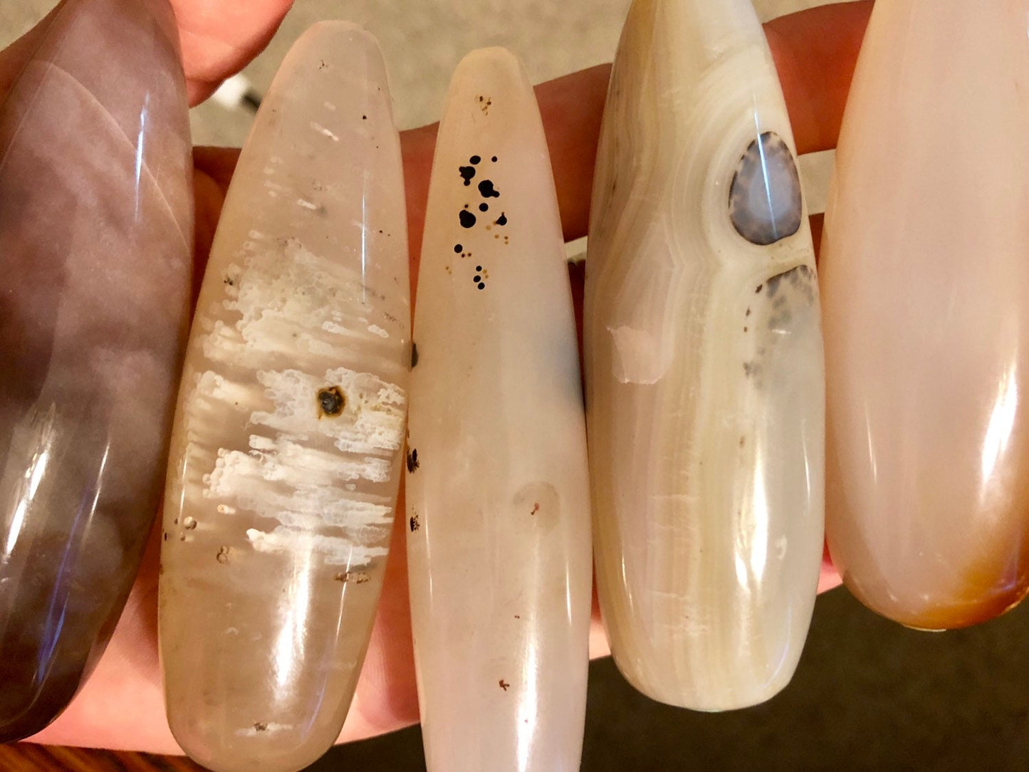 Unique patterns AGATE Massage Wands!!!