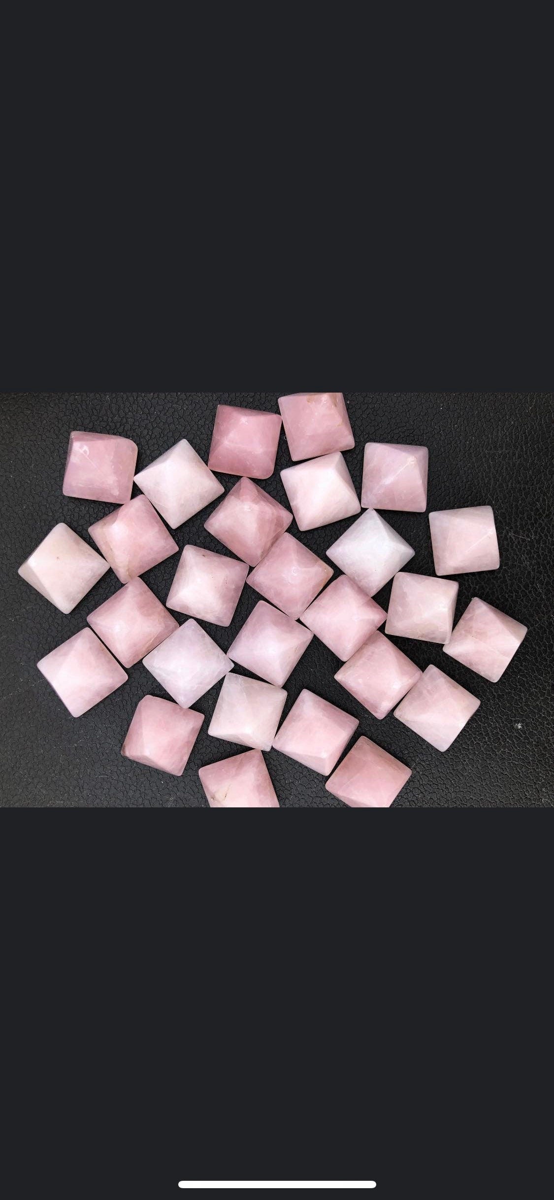 Healing ROSE QUARTZ PYRAMIDS for energy expansion!!