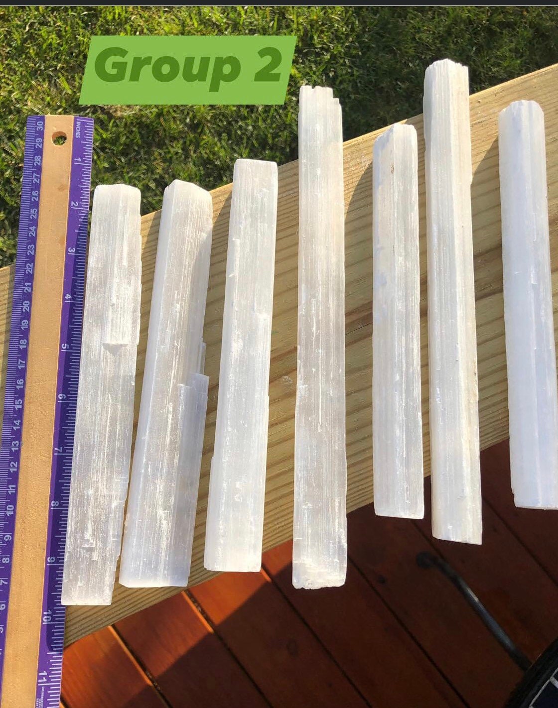 Long SELENITE, STICKS for clearing energy & protection!!!