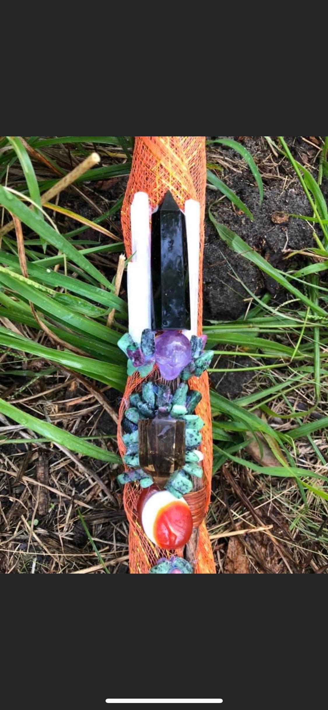 Halloween,WITCH, BROOM, Protection crystals,assorted crystals, witch broom, home decor, decorative crystals, obsidian, selenite, palo santo,