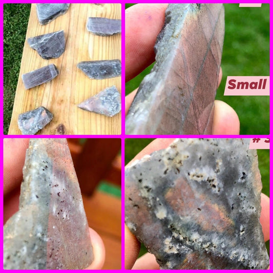 *RARE/Purple Labradorite, raw specimens/ Madagascar, AAA grade, deal