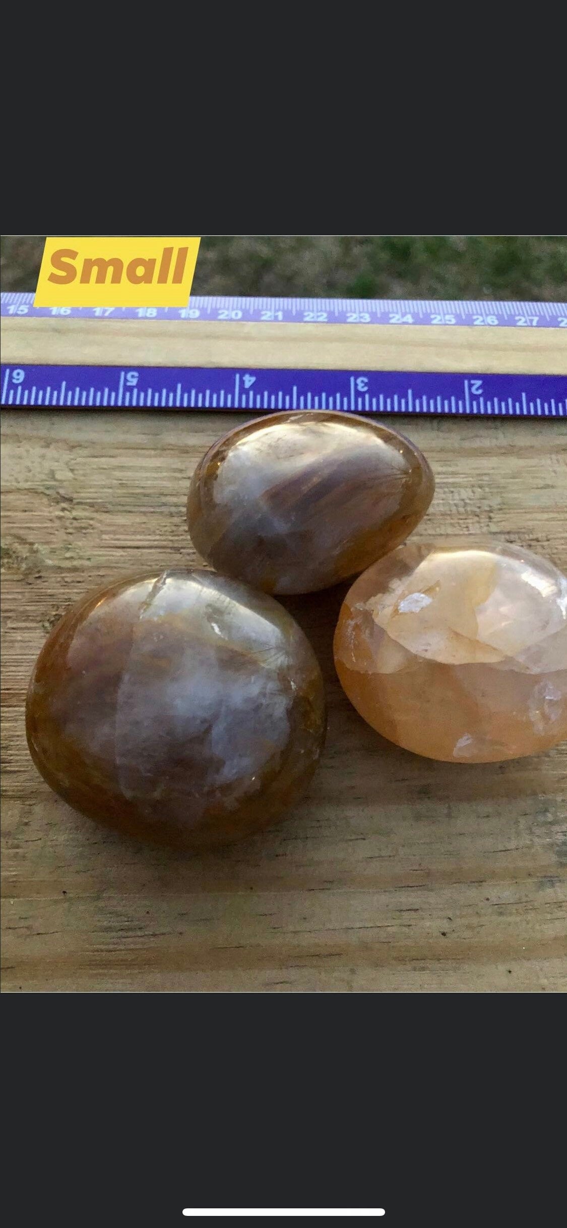 GOLDEN HEALER, Palmstones, gold color, top quality!!!