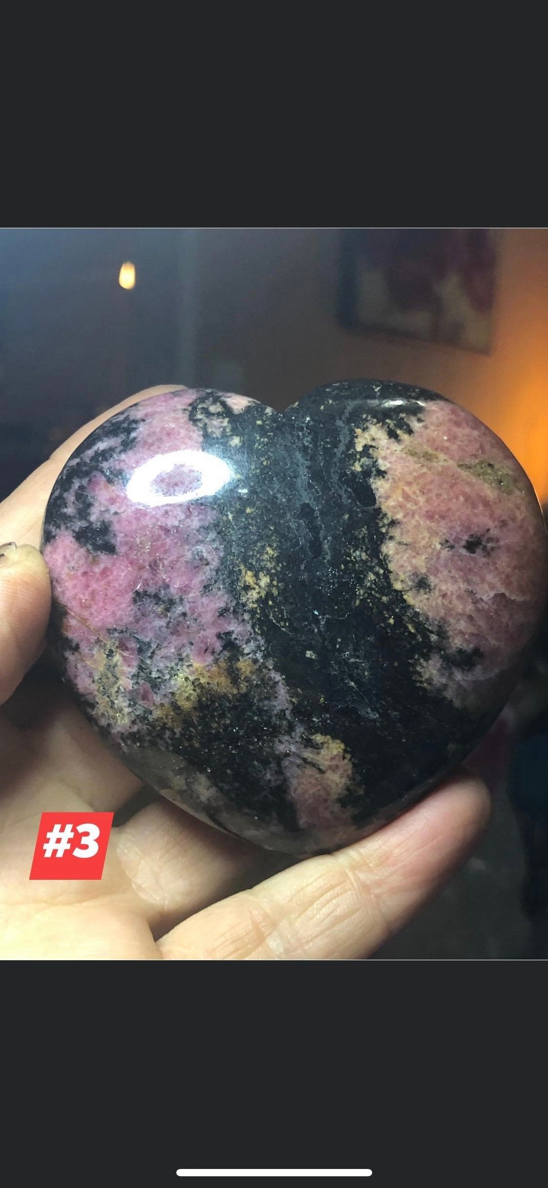 * Rhodonite, Puffy, hearts, Argentina!!!