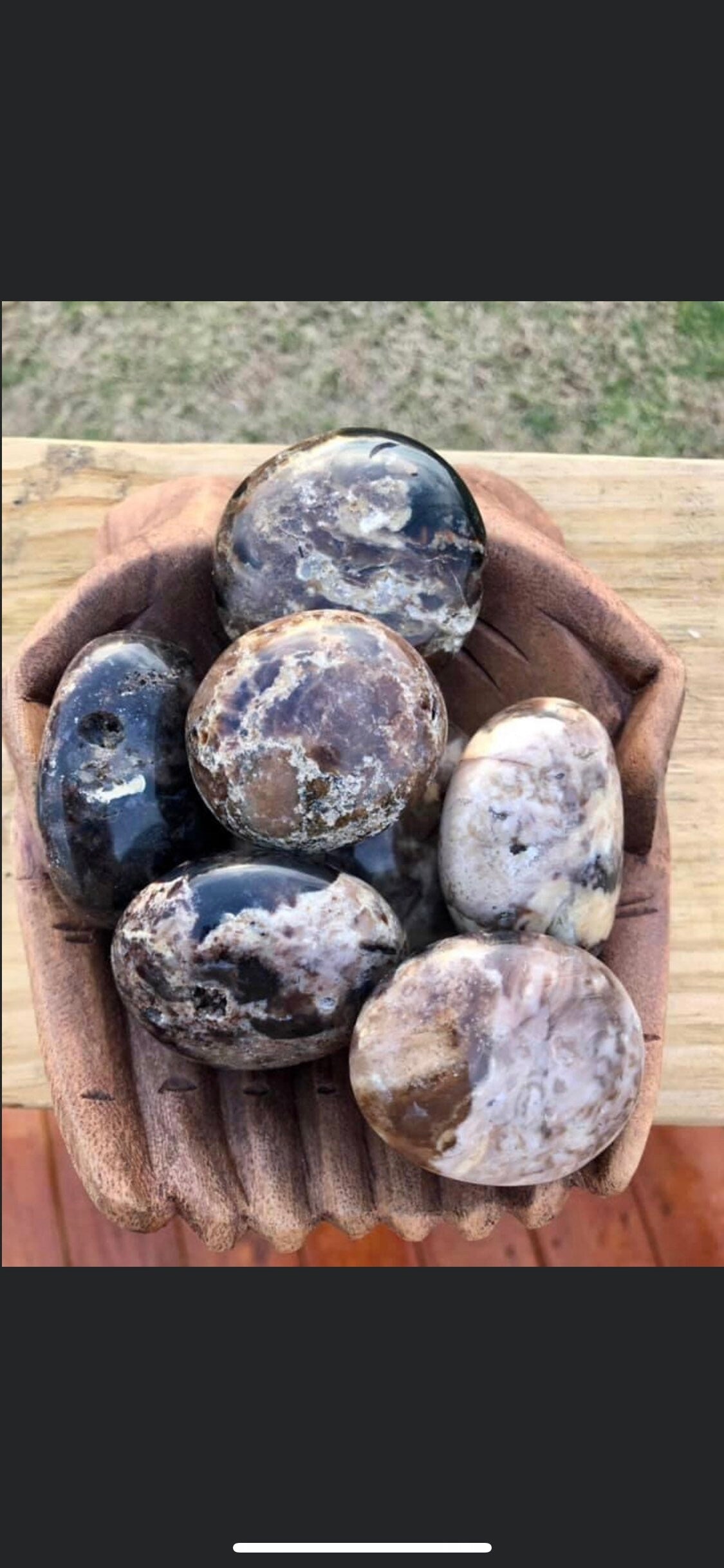 SALE, Brown opal, Palmstones, Flashy, pocket, meditation stone!!