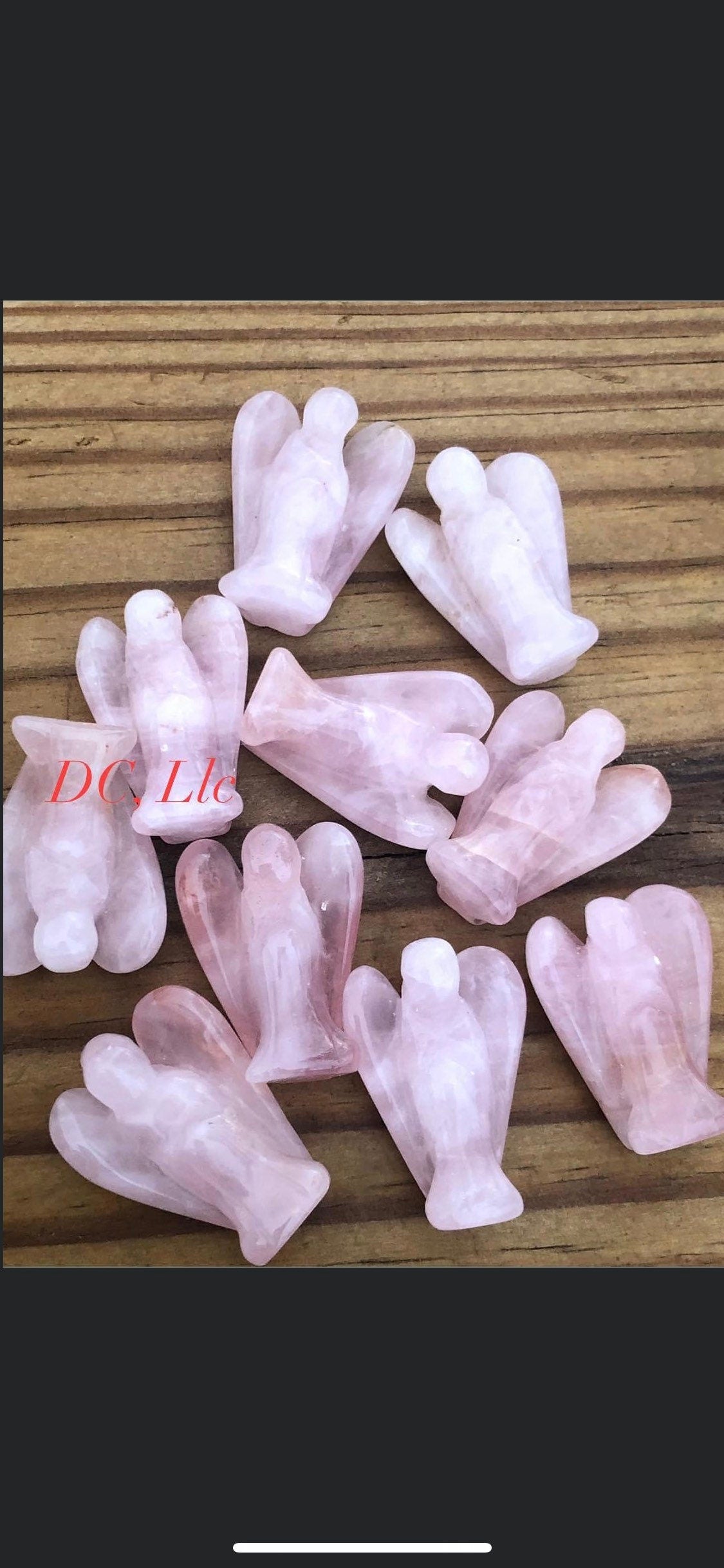 Cute, Crystal ANGELS, rose quartz, angels!!