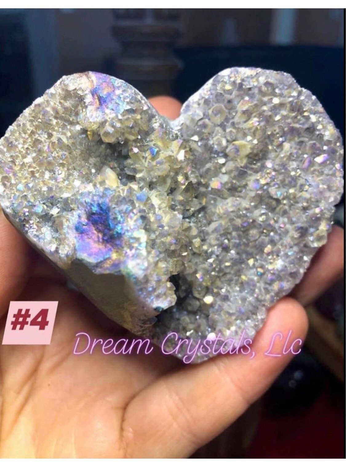 Angel Aura, Amethyst, Hearts, aura crystal!!