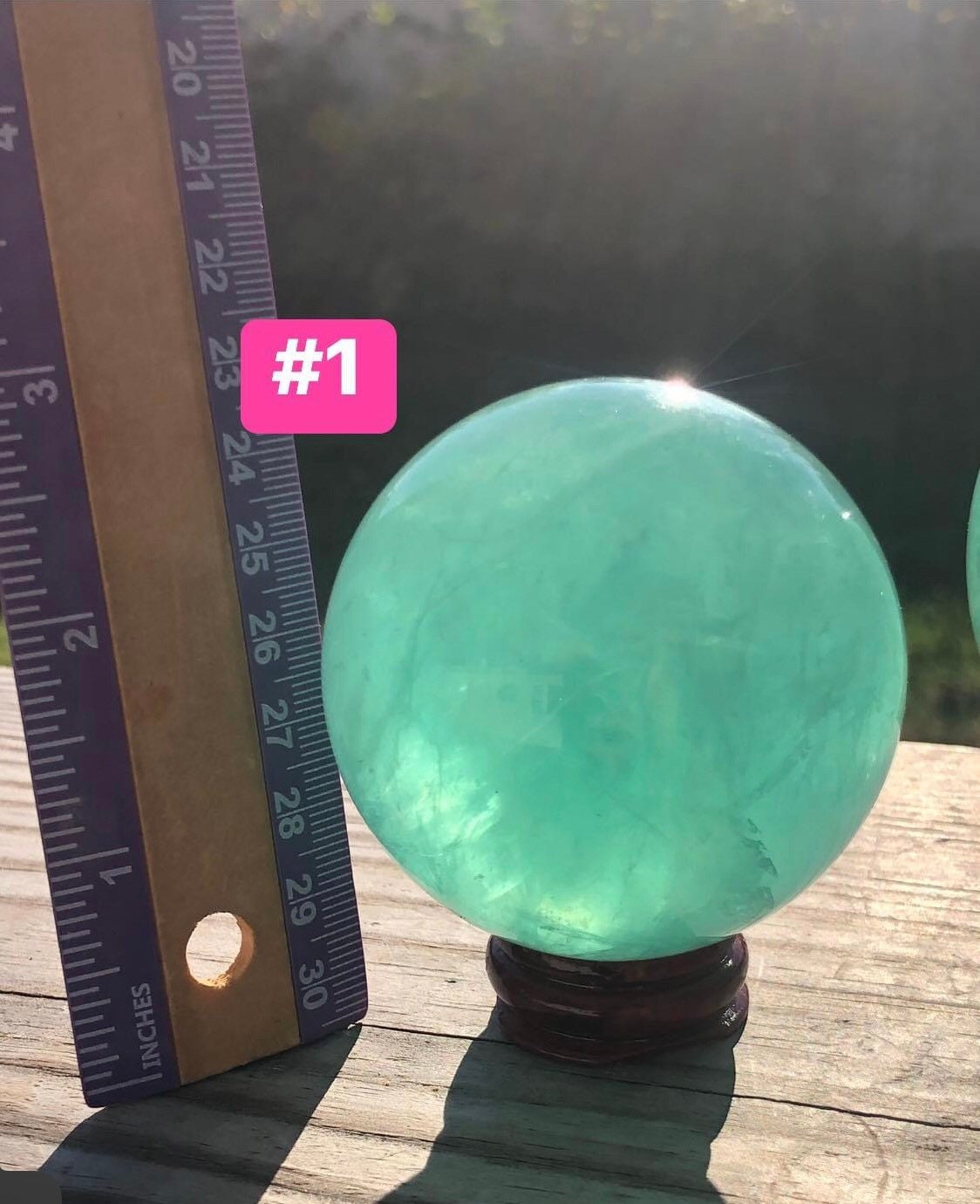 Top quality, bright, GREEN FLUORITE, spheres!!!