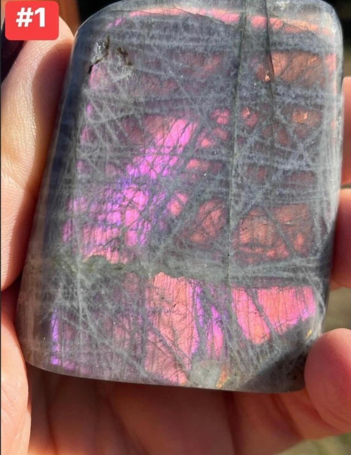 Top quality PURPLE LABRADORITE stands!!!