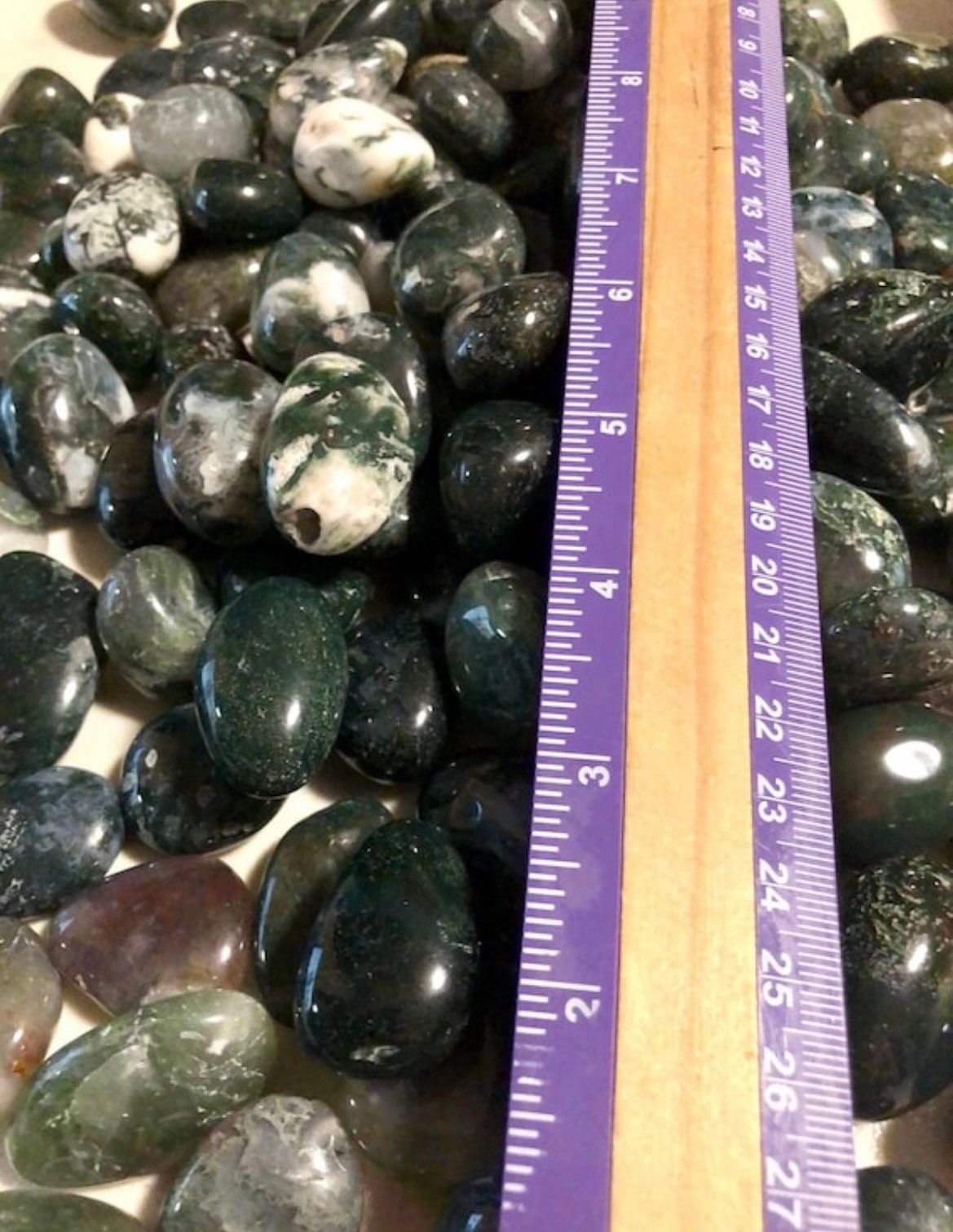 Wholesale, 1Lb bag, MOSS AGATE, TUMBLES, top quality, buy more save big!!!