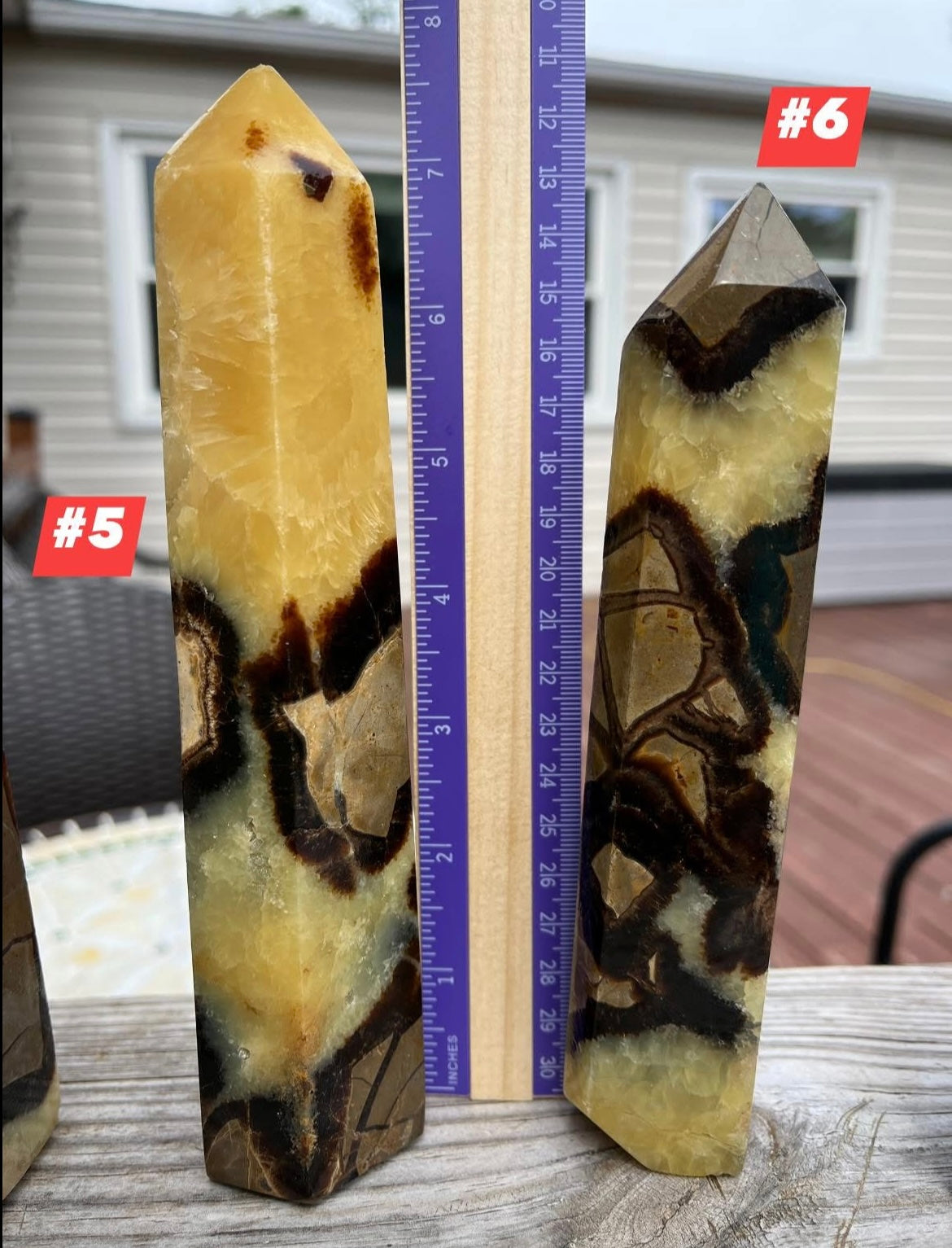 SEPTARIAN, Towers, thick, patters, obelisks, beige and brown!!