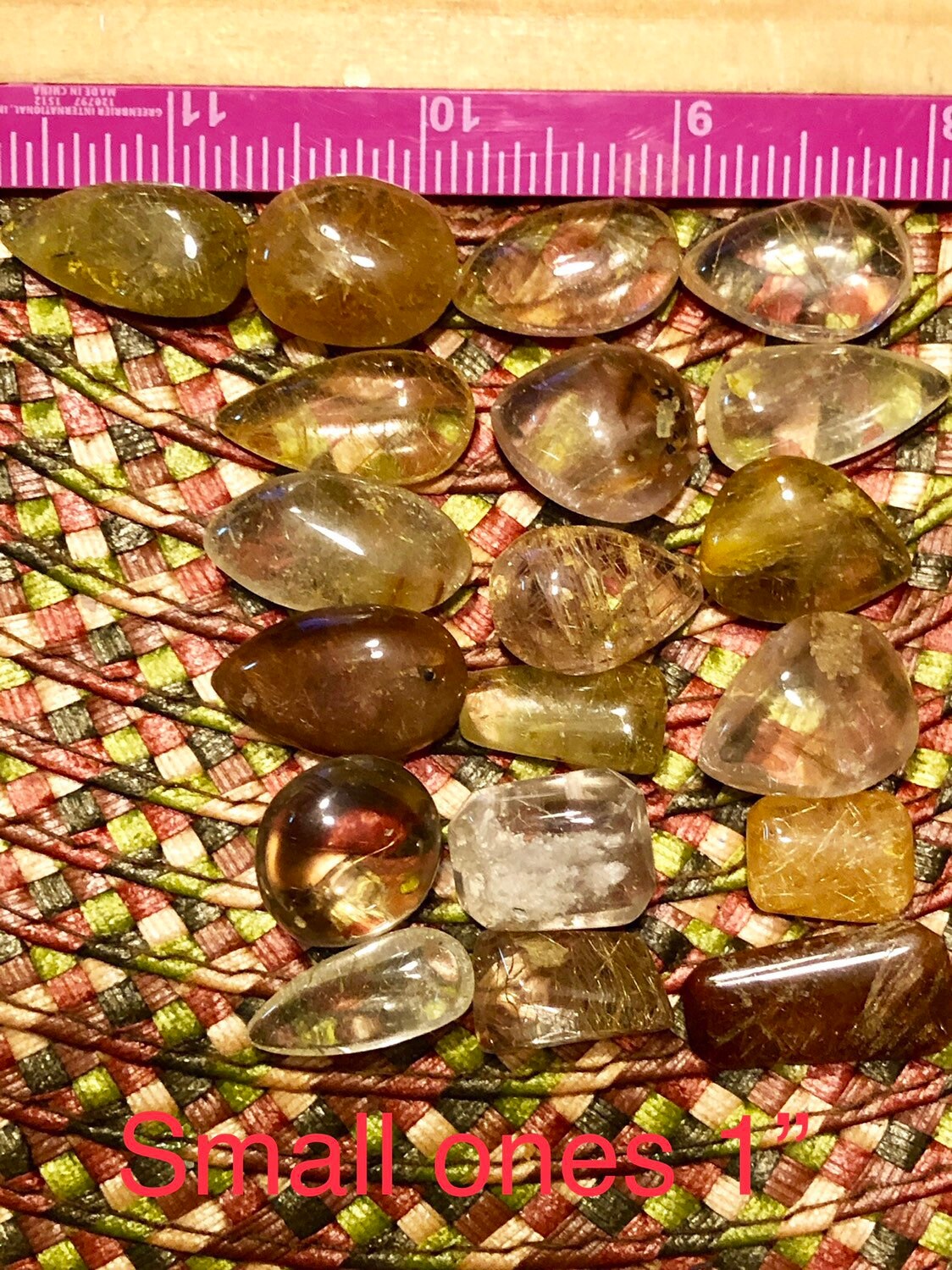 *AAA, Rutilite,Quartz, Cabs, Tear Drops, top quality, assorted shapes!