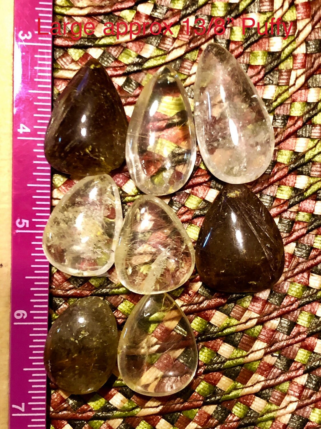 *AAA, Rutilite,Quartz, Cabs, Tear Drops, top quality, assorted shapes!