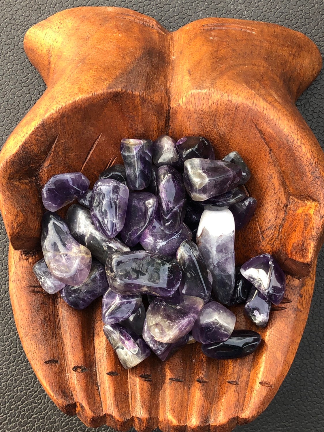 Deep Purple Chevron Amethyst!!