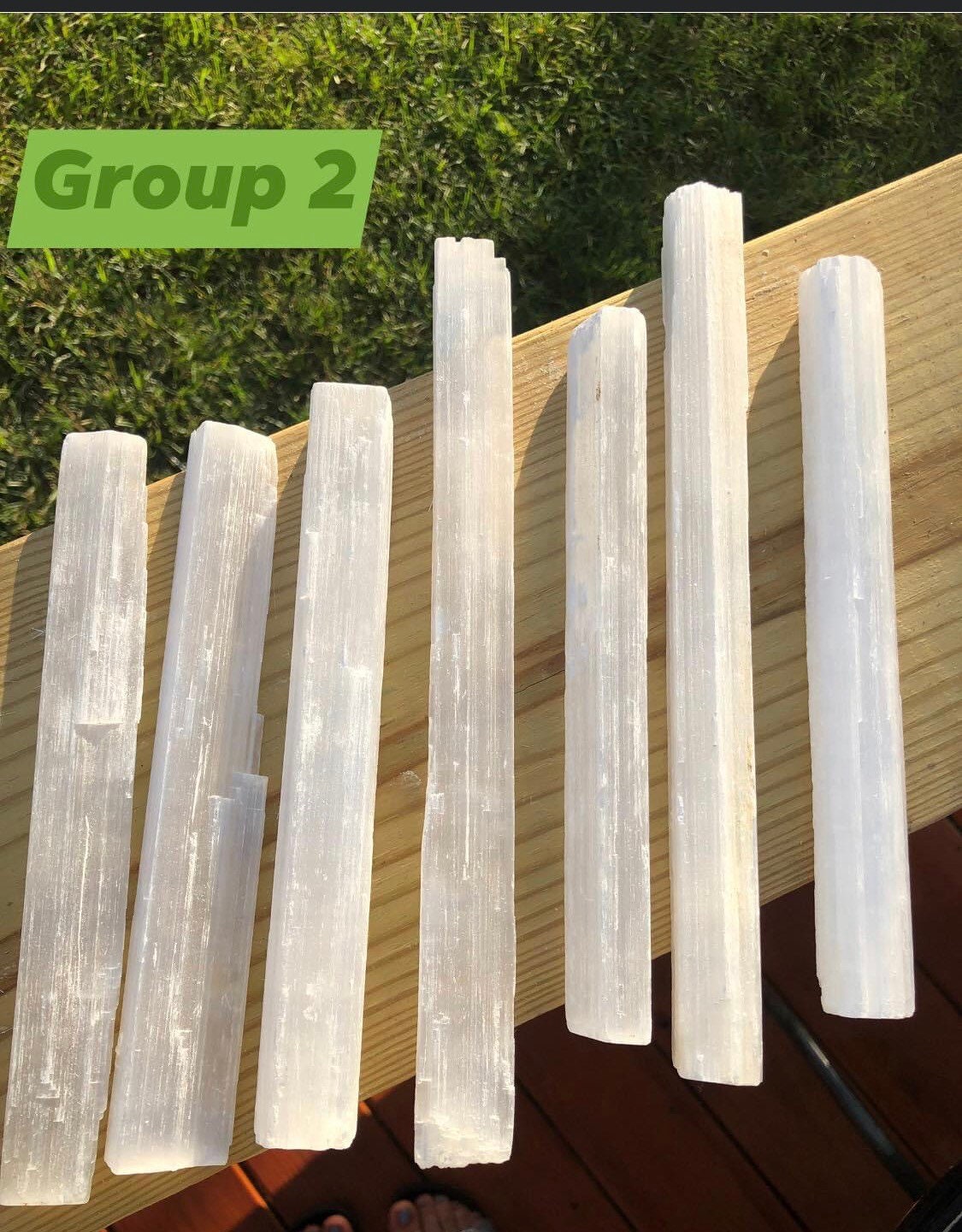 Long SELENITE, STICKS for clearing energy & protection!!!