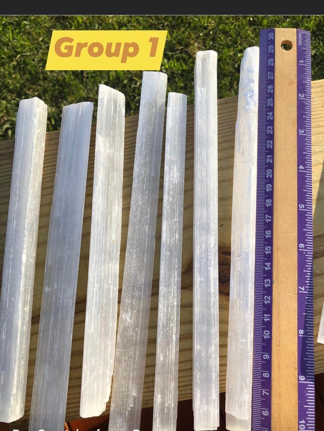Long SELENITE, STICKS for clearing energy & protection!!!