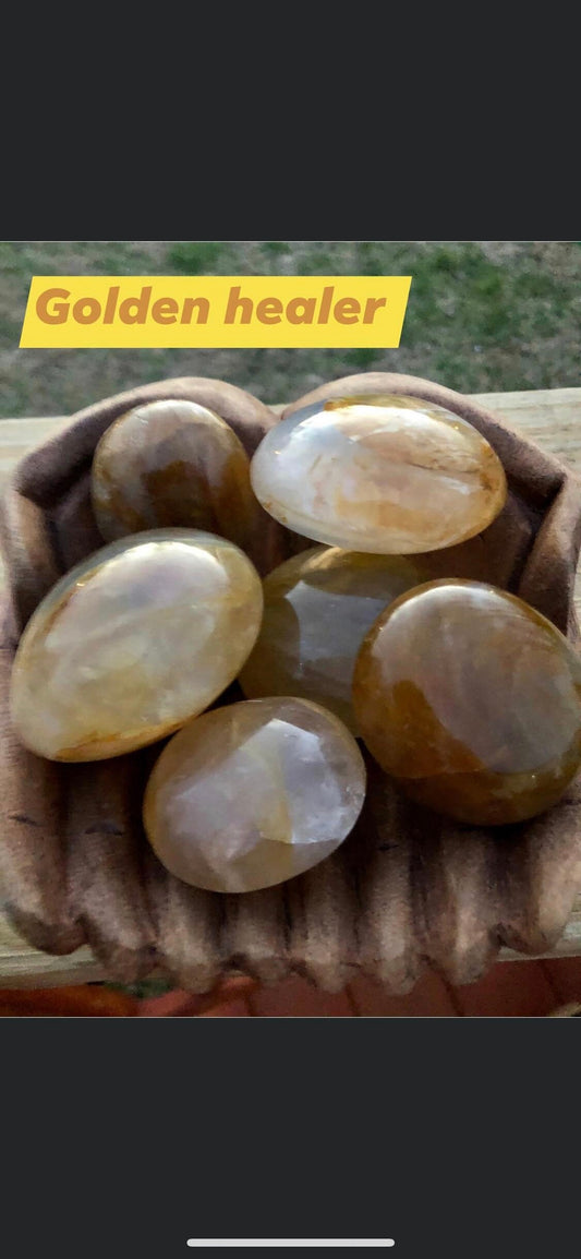 GOLDEN HEALER, Palmstones, gold color, top quality!!!