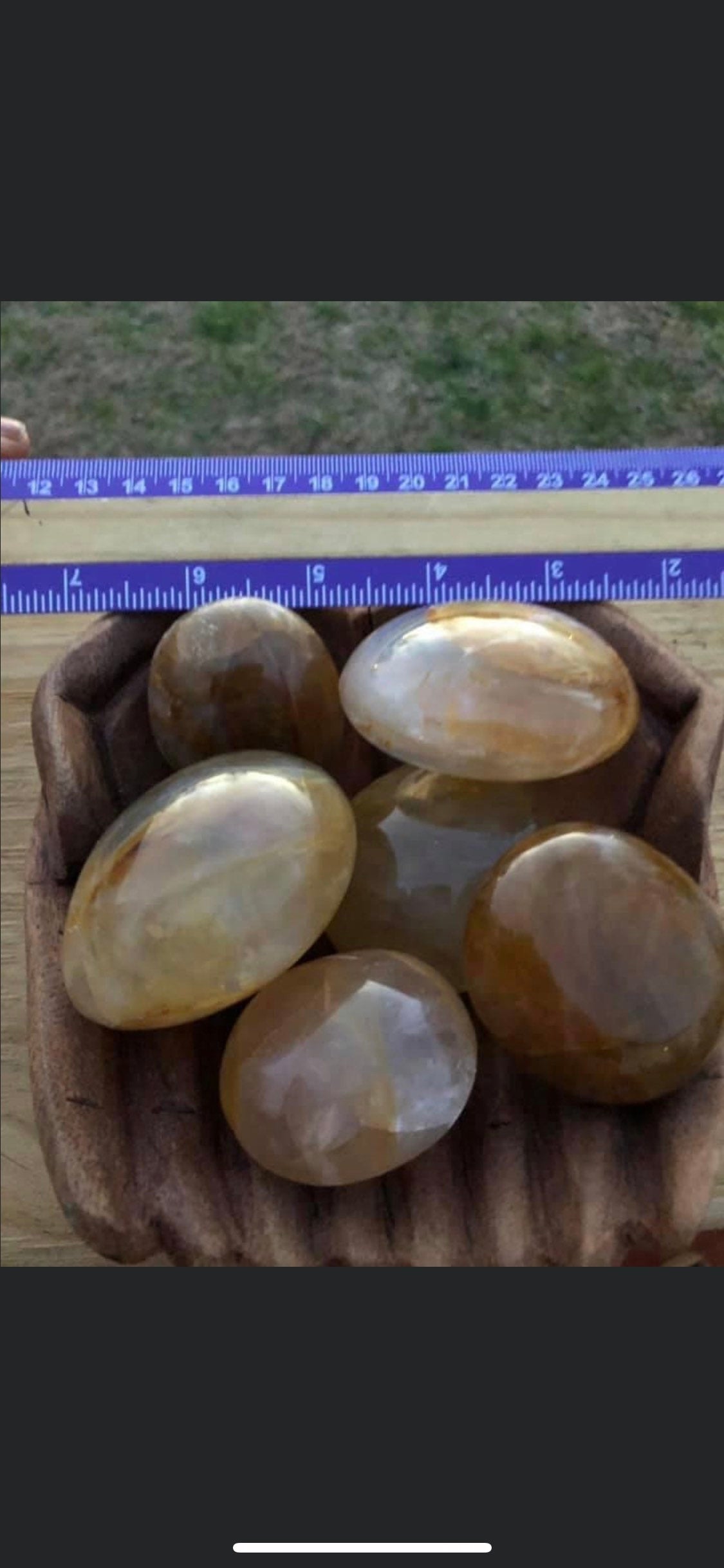 GOLDEN HEALER, Palmstones, gold color, top quality!!!
