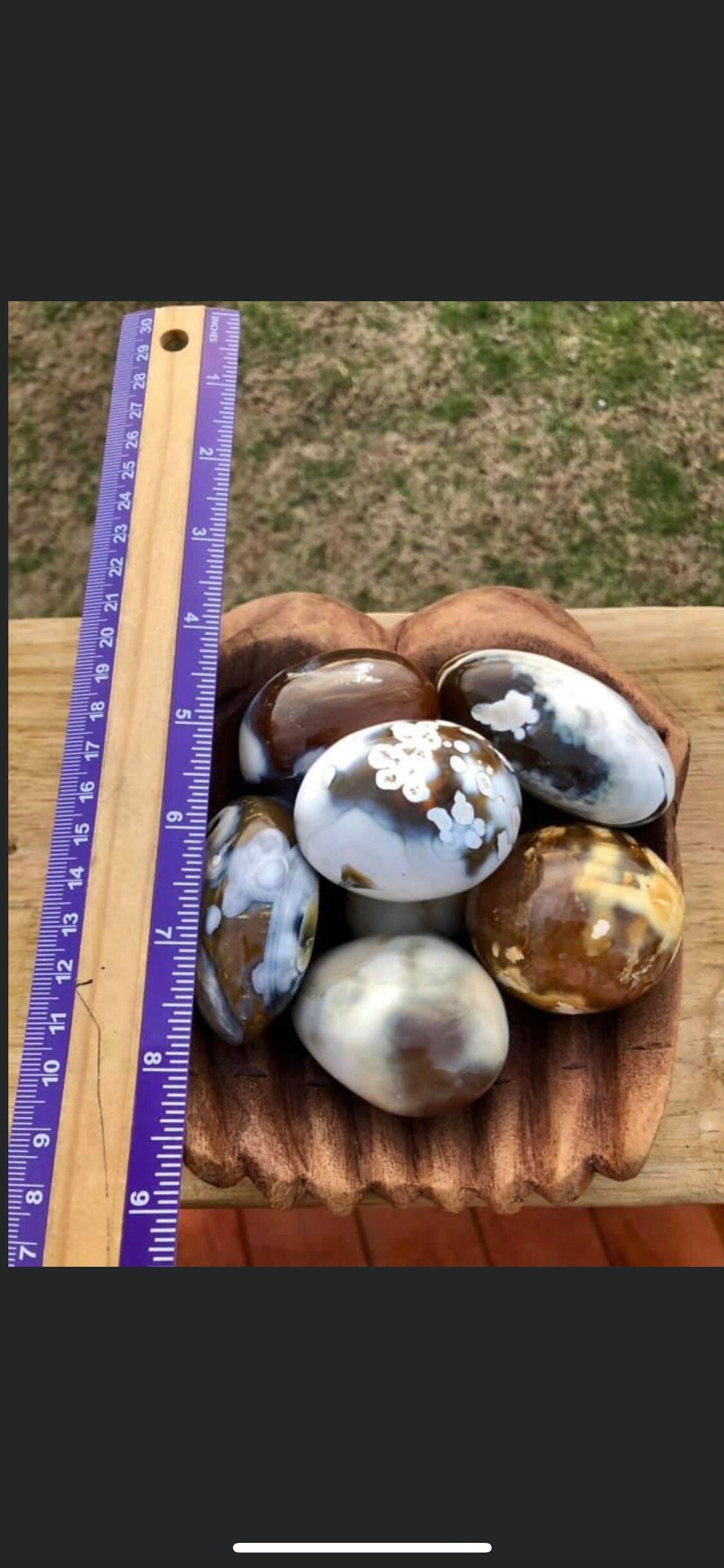 Flower jasper, palmstones, small, big, brown color, white color, patters!!!