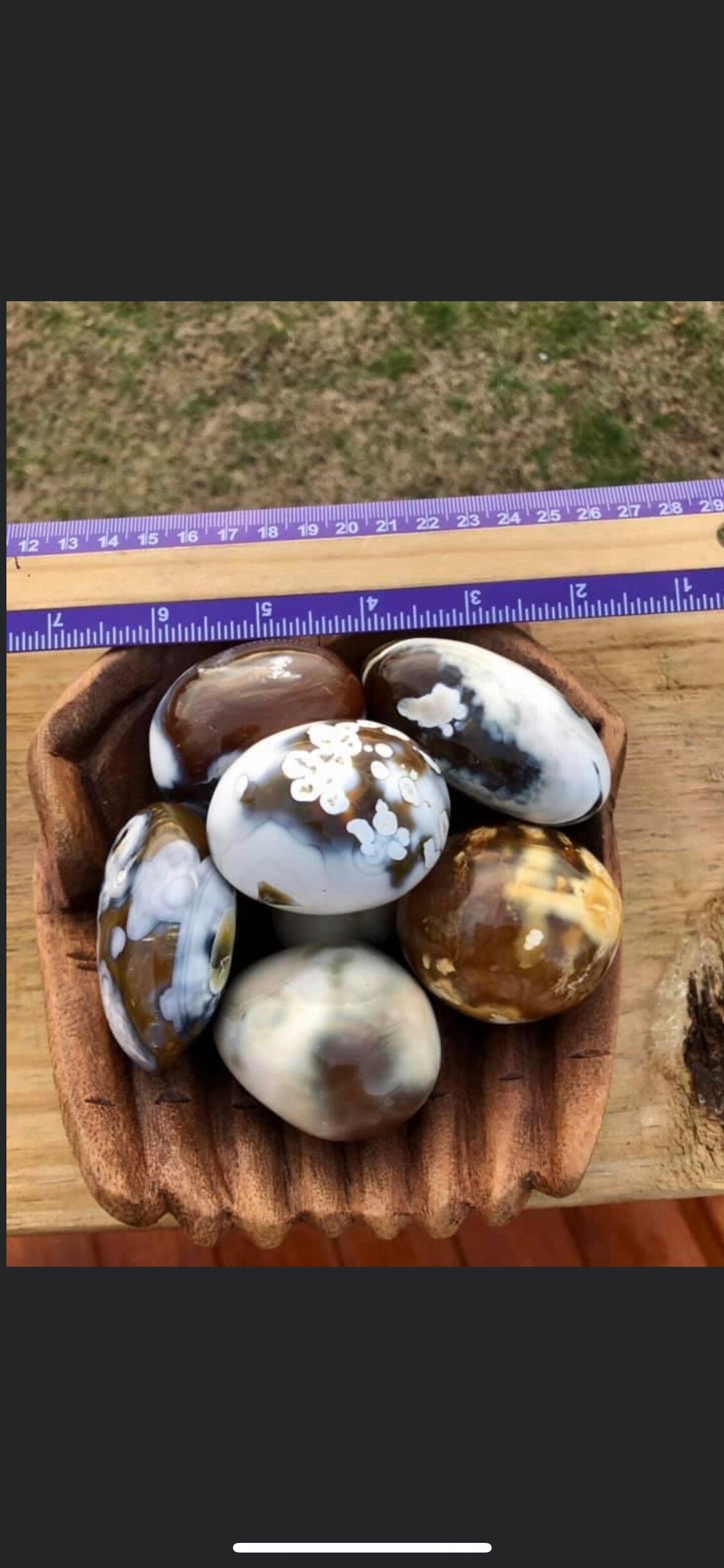 Flower jasper, palmstones, small, big, brown color, white color, patters!!!