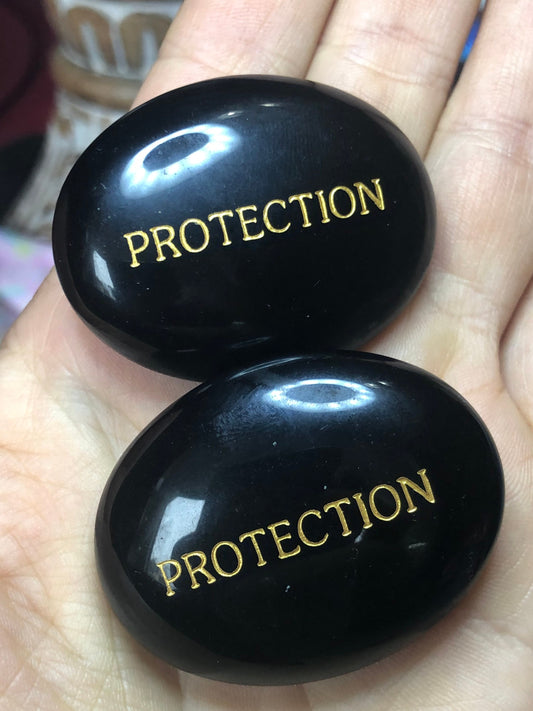 Reduced, Protection Obsidian Palmstones!!!