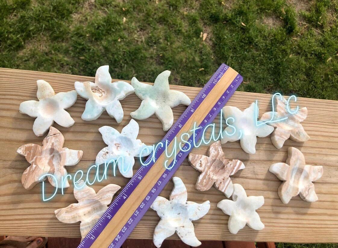 Caribbean calcite, BUTTERFLIES,BOWLS!!