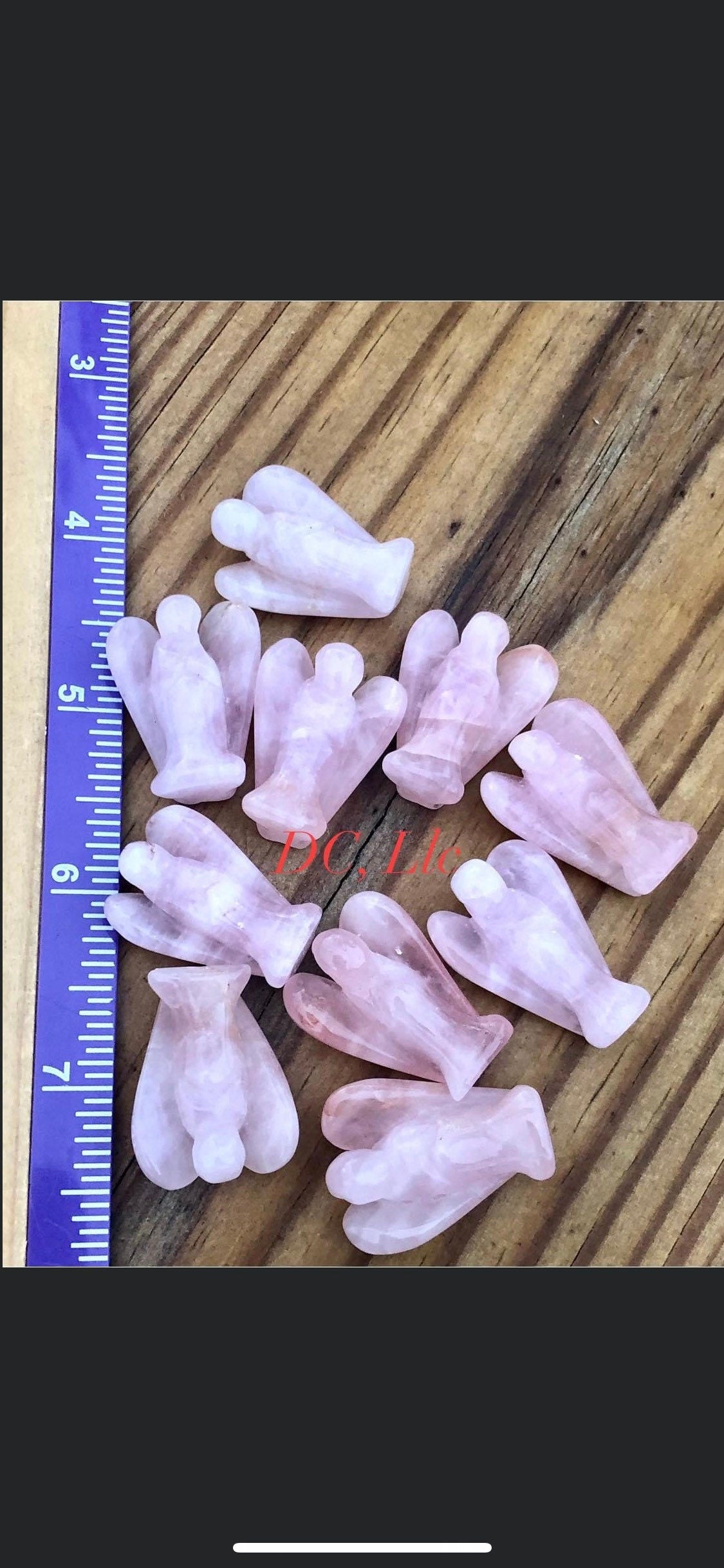 Cute, Crystal ANGELS, rose quartz, angels!!