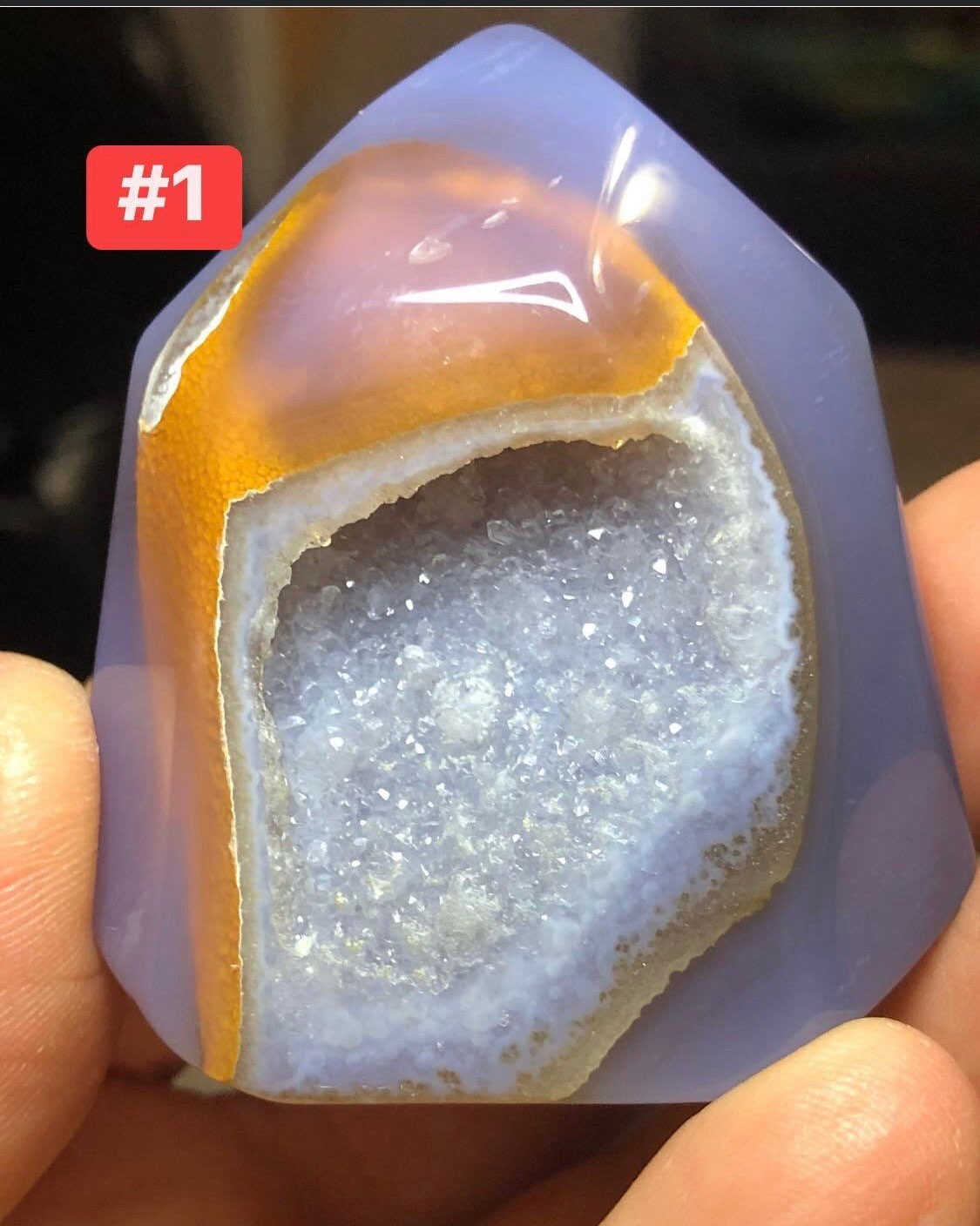 Stunning Agate popular Drusy Geode