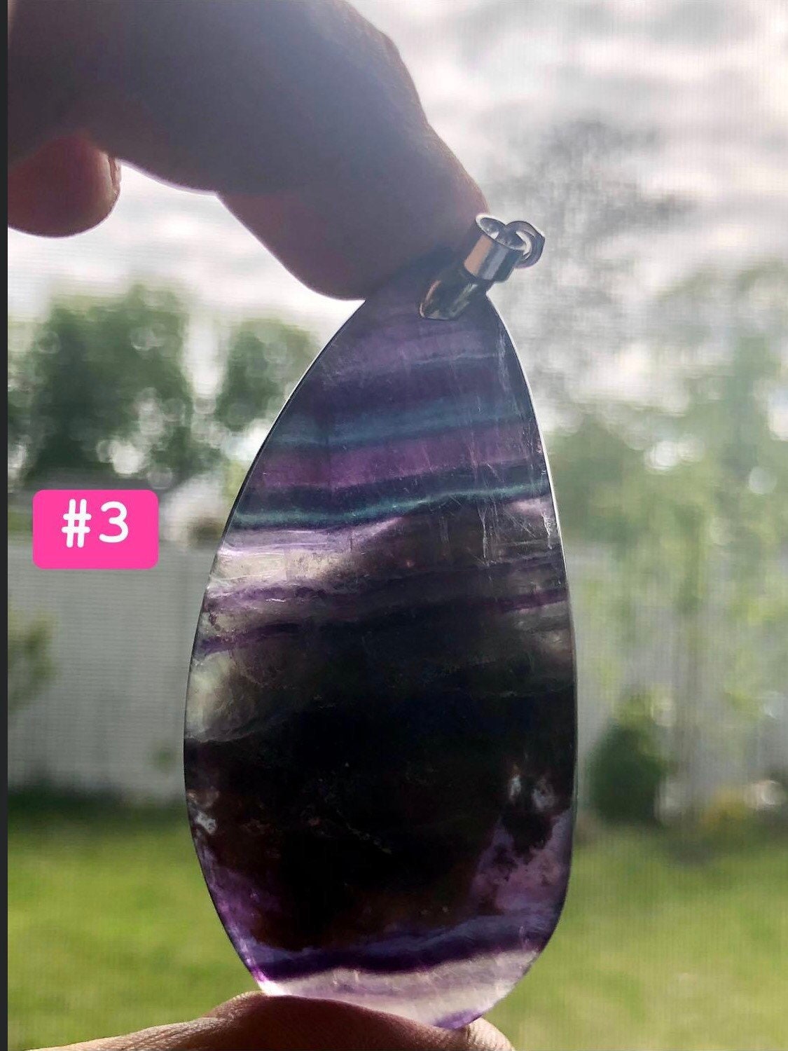 Colorful, RAINBOW FLUORITE, Pendants!!