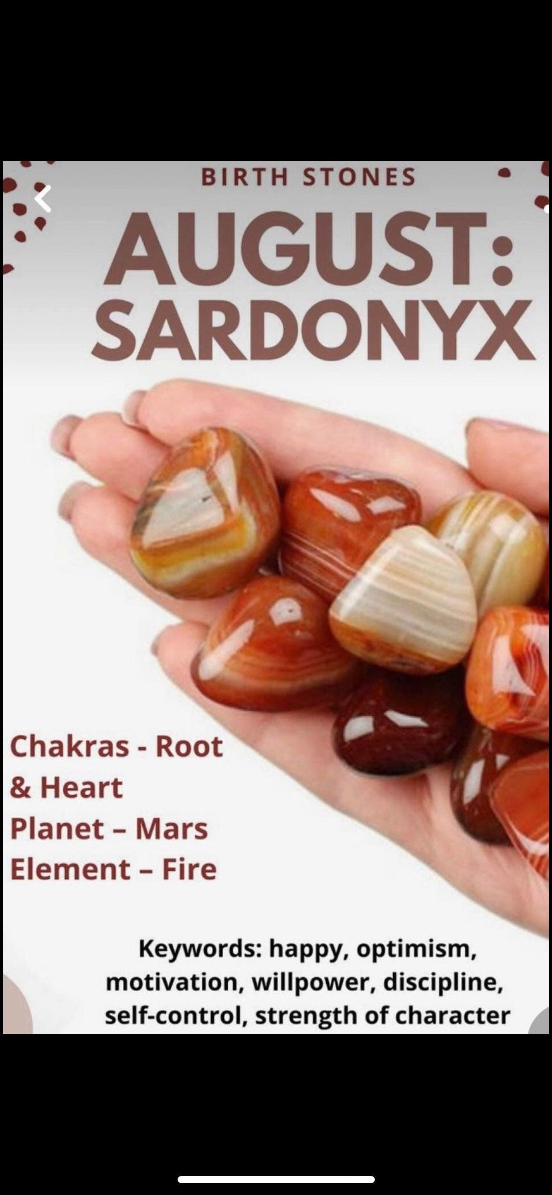 *Sardonyx Banded Agate Polished Stone / Fantastic color and patterns!!