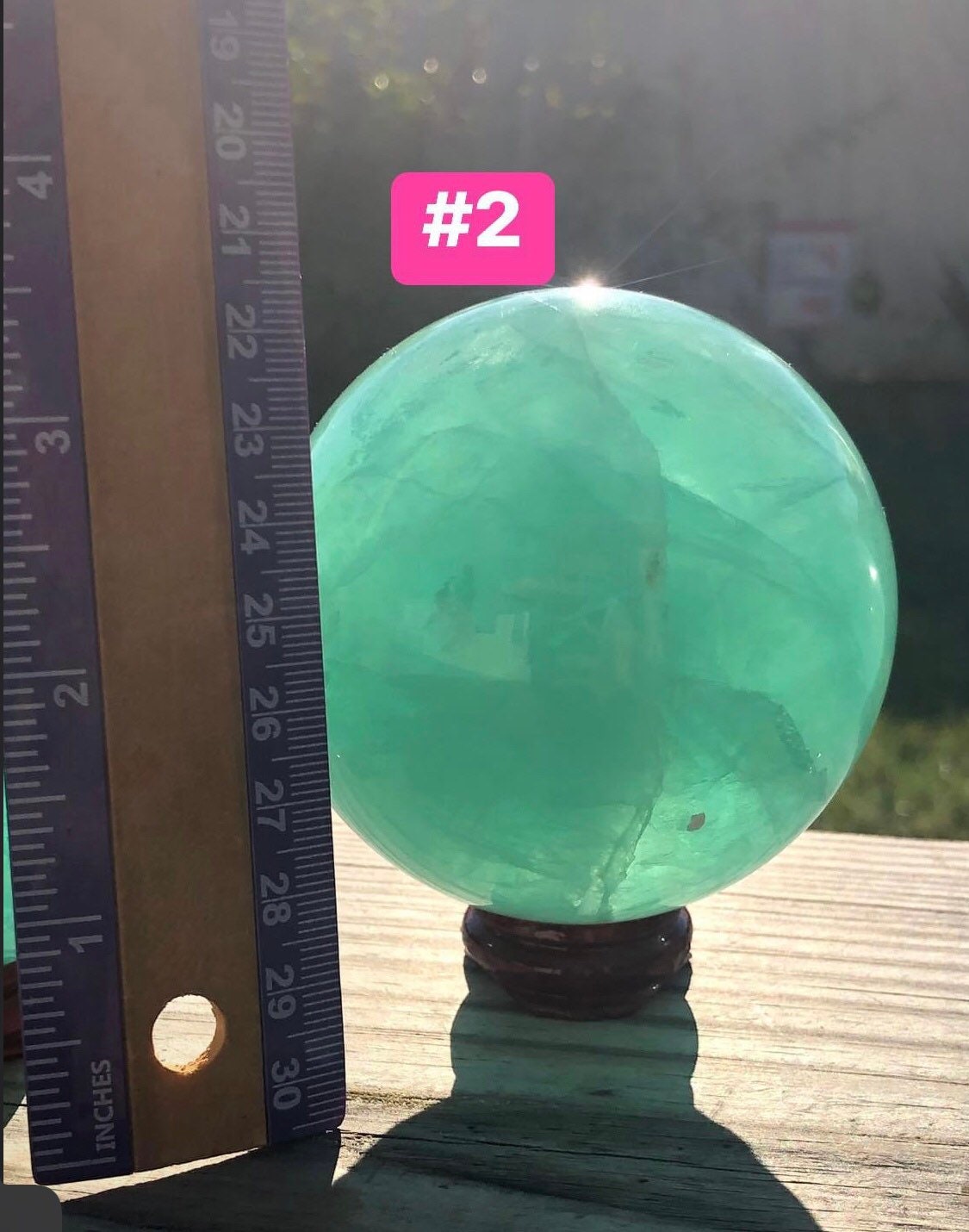 Top quality, bright, GREEN FLUORITE, spheres!!!