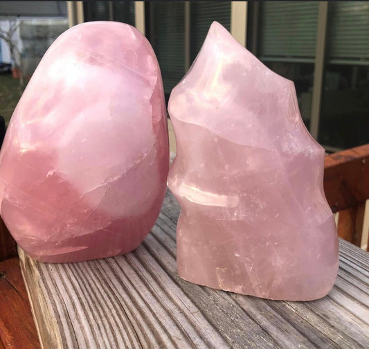 Gorgeous,  PINK ROSE QUARTZ,  Freeform/ Flame!!