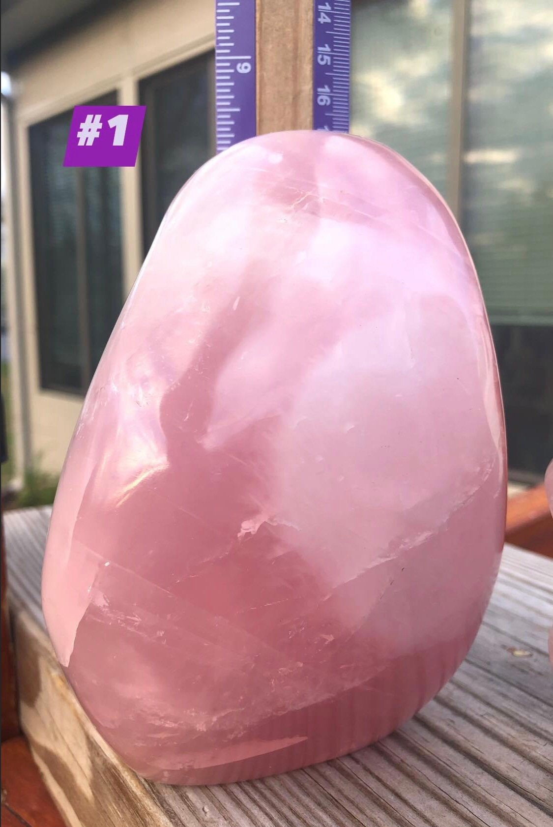 Gorgeous,  PINK ROSE QUARTZ,  Freeform/ Flame!!