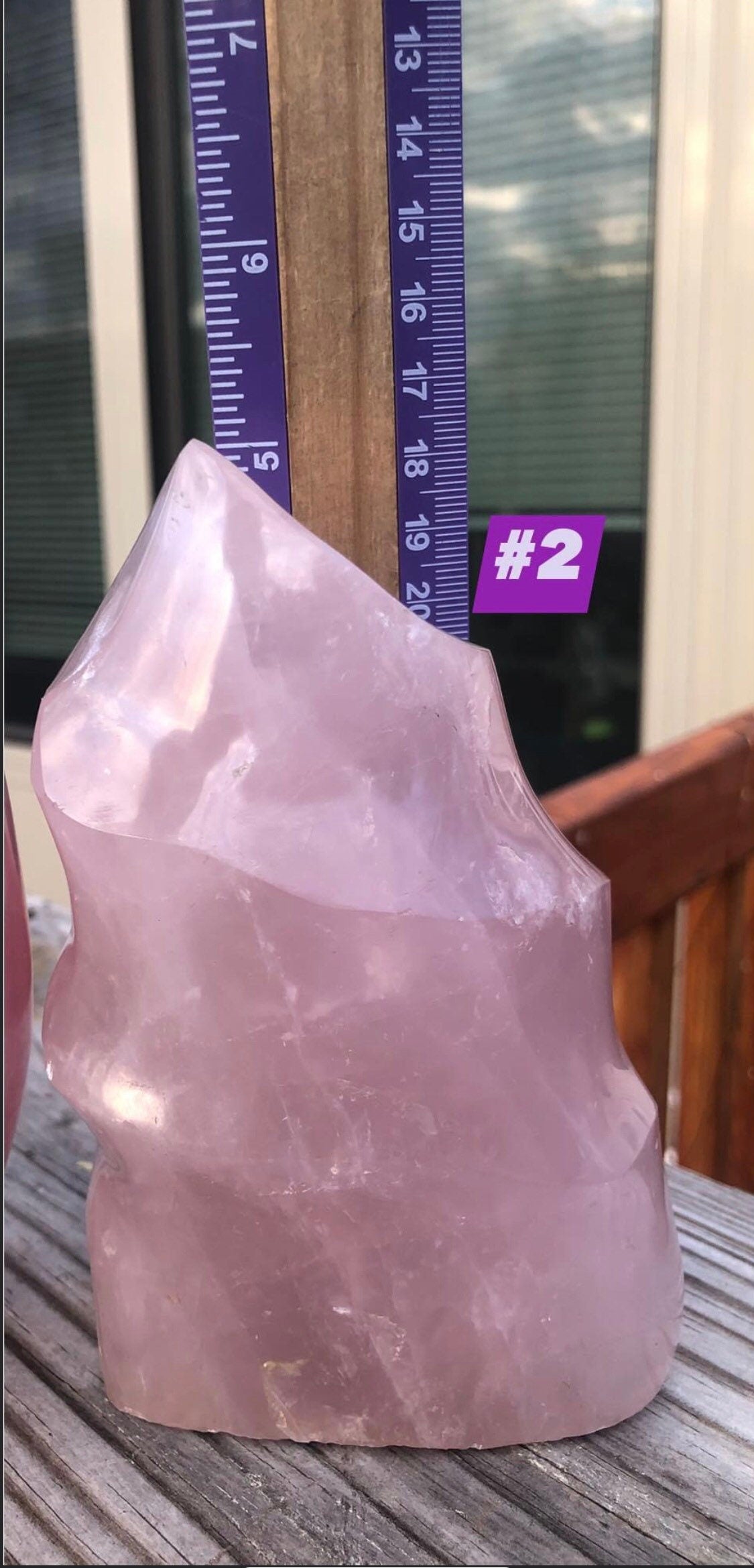 Gorgeous,  PINK ROSE QUARTZ,  Freeform/ Flame!!