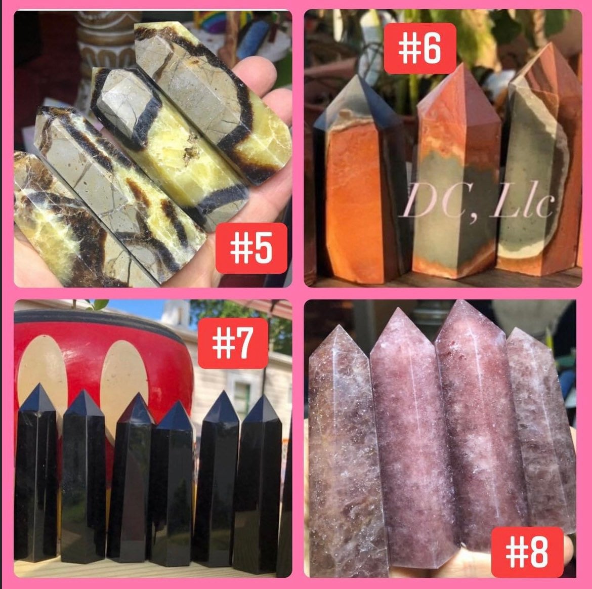Bulk deal, Towers, natural crystals, wholesale, bundle towers!!