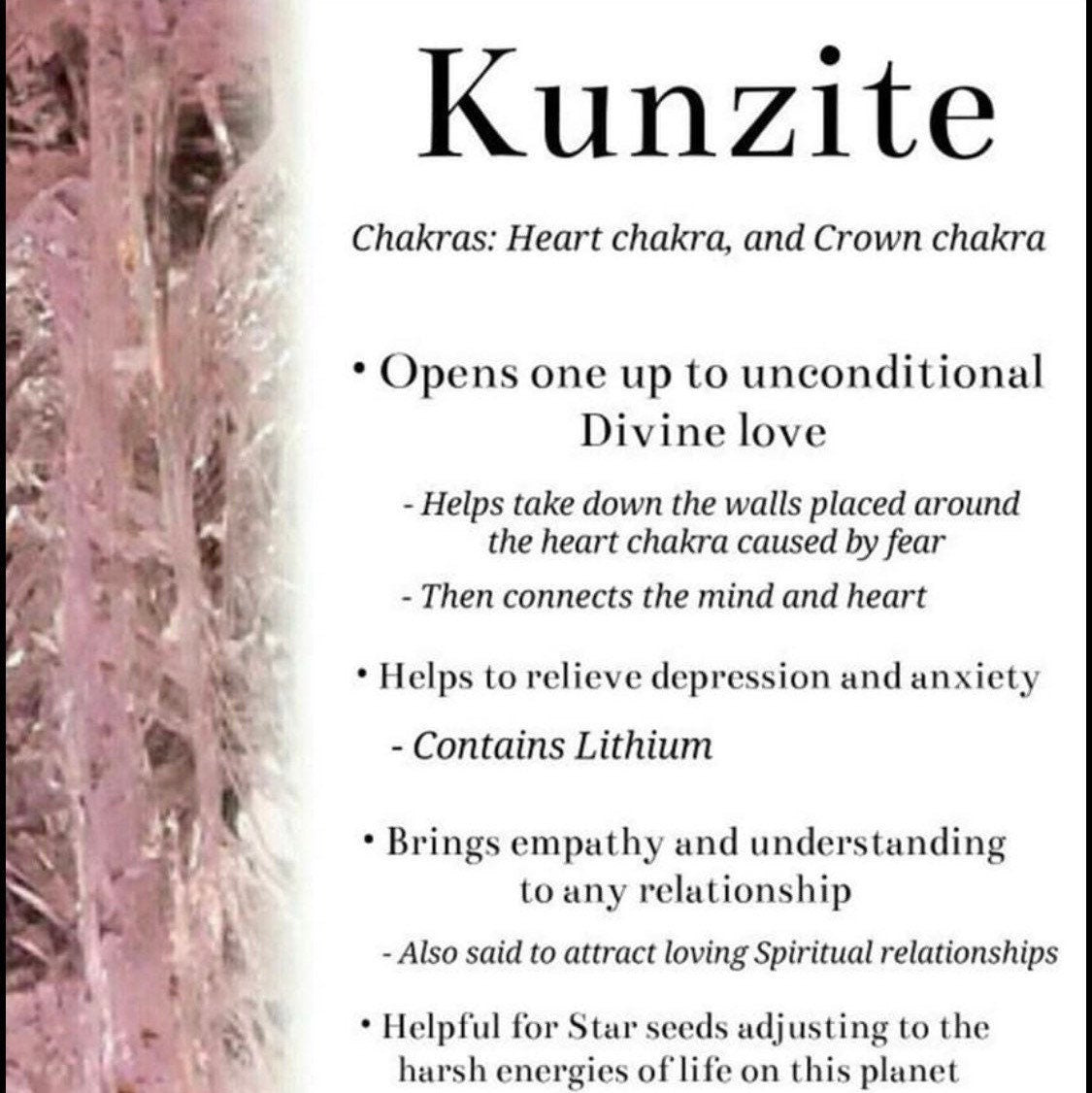 Raw lavender color KUNZITE chunks!!