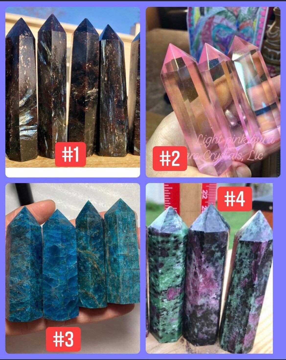 Bulk deal, Towers, natural crystals, wholesale, bundle towers!!