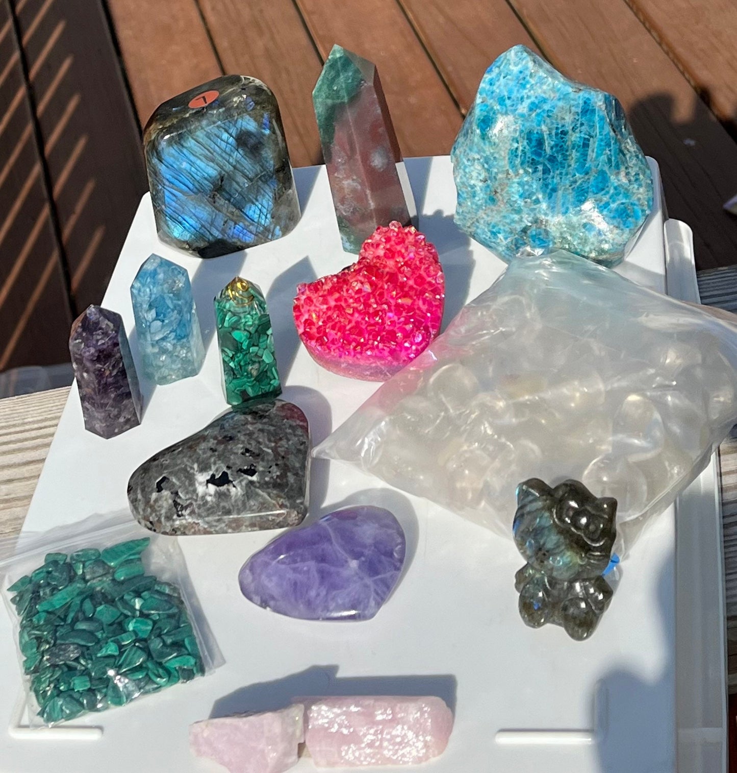 *(14) pcs, BULK CRYSTAL BASKETS, SUPER DEALS!!!